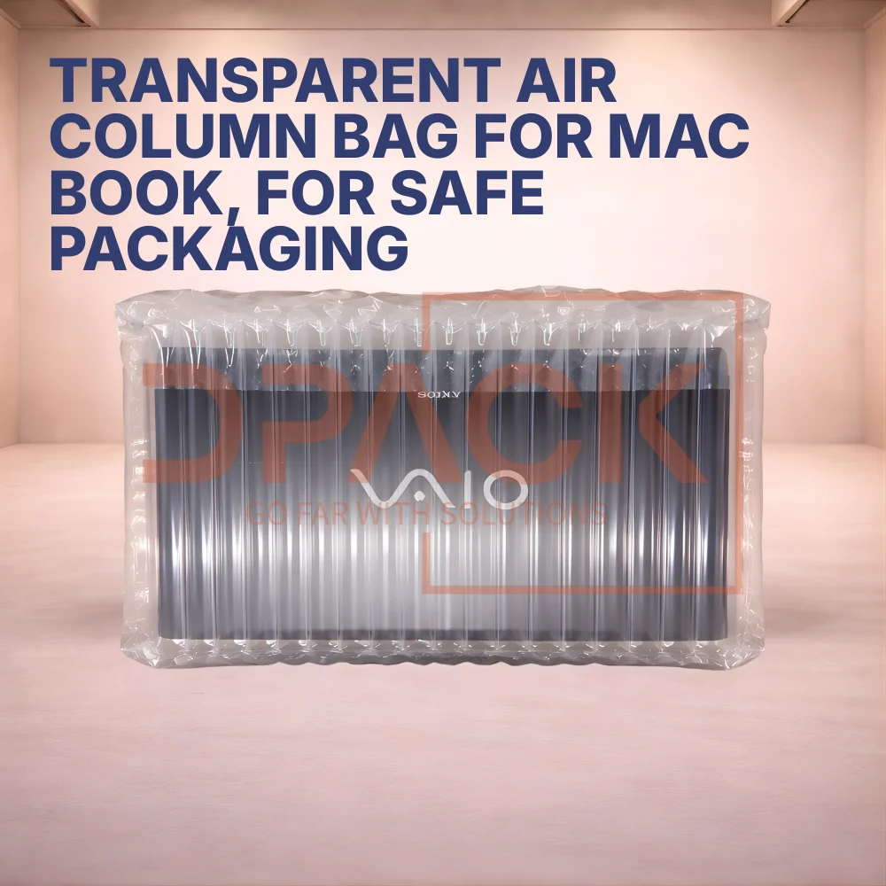 Transparent Air Column Bag for Mac Book, For Safe Packaging